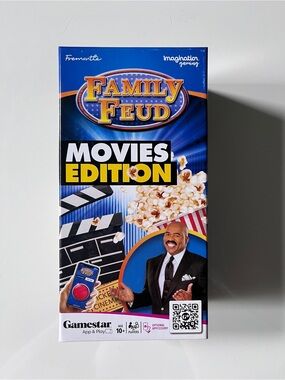 Family Feud Movies Edition Board Game - Brand New Sealed Condition